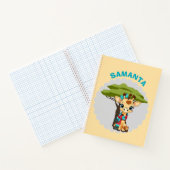 Persoonlijke "Naam" Giraf Notitieboek (Binnen)