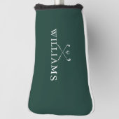 Persoonlijke naam Golf Clubs Emerald Green Golfheadcover (Draai 90)