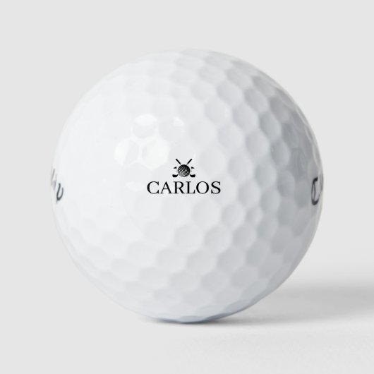 Persoonlijke naam Golf Clubs Golfballen (Voorkant)