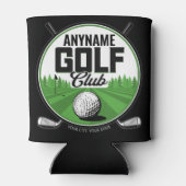 Persoonlijke NAAM Golf Pro Golfclub Speler   Blikjeskoeler (Achterkant)