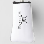 Persoonlijke naam golfbal en -clubs golfheadcover (Draai 90)