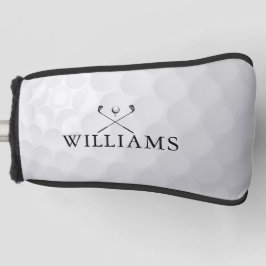 Persoonlijke naam golfclubs en bal golfheadcover