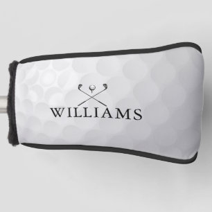 Persoonlijke naam golfclubs en bal golfheadcover