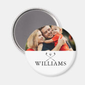 Persoonlijke naam golfclubs foto magneet (Voorkant / Achterkant)