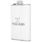 Persoonlijke naam golfclubs heupfles (Links)