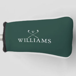 Persoonlijke naam golfclubs smaragdgroen golfheadcover
