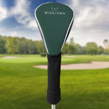 Persoonlijke naam golfclubs smaragdgroen