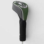 Persoonlijke NAAM Golfer Golf Club Turf Clubhouse Golfheadcover (Schuin)
