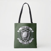 Persoonlijke NAAM Golfer Golf Club Turf Clubhouse Tote Bag (Voorkant)