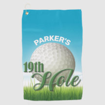 Persoonlijke NAAM Golfer Golf Pro Bal 19e Hole