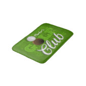 Persoonlijke NAAM Golfer Green Golf Course Club Badmat (Gekanteld)