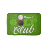 Persoonlijke NAAM Golfer Green Golf Course Club Badmat (Voorkant)