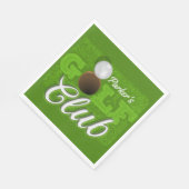 Persoonlijke NAAM Golfer Green Golf Course Club Servet (Hoek)