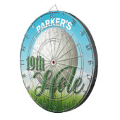 Persoonlijke NAAM Golfer Pro Ball 19th Hole Dartbord (Voorkant Rechts)