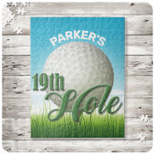 Persoonlijke NAAM Golfer Pro Ball 19th Hole Legpuzzel
