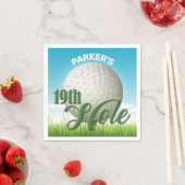 Persoonlijke NAAM Golfer Pro Ball 19th Hole Servet (Insitu)