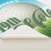 Persoonlijke NAAM Golfer Pro Ball 19th Hole Sherpa Deken (3/4)