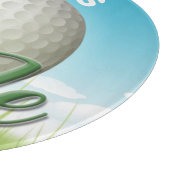 Persoonlijke NAAM Golfer Pro Ball 19th Hole Snijplank (Hoek)