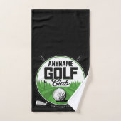 Persoonlijke NAAM Golfing Pro Golf Club Player Bad Handdoek (Handdoek)