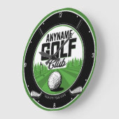Persoonlijke NAAM Golfing Pro Golf Club Player Grote Klok (Hoek)