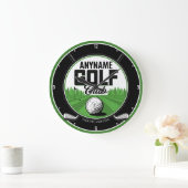 Persoonlijke NAAM Golfing Pro Golf Club Player Grote Klok (Huis)