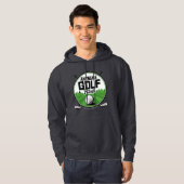 Persoonlijke NAAM Golfing Pro Golf Club Player Hoodie (Voorkant volledig)