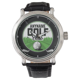 Persoonlijke NAAM Golfing Pro Golf Club Player Horloge
