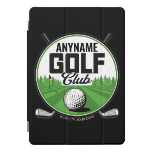 Persoonlijke NAAM Golfing Pro Golf Club Player iPad Pro Cover