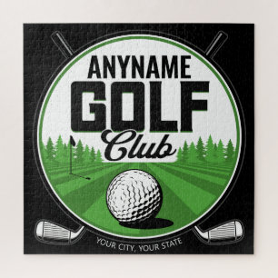 Persoonlijke NAAM Golfing Pro Golf Club Player Legpuzzel