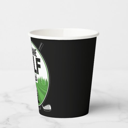 Persoonlijke NAAM Golfing Pro Golf Club Player Papieren Bekers (Links)