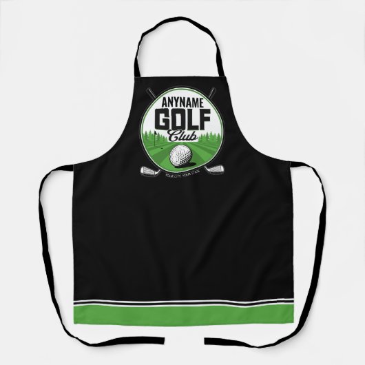 Persoonlijke NAAM Golfing Pro Golf Club Player Schort (Voorkant)