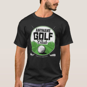 Persoonlijke NAAM Golfing Pro Golf Club Player T-shirt