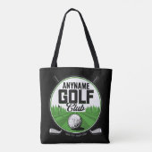 Persoonlijke NAAM Golfing Pro Golf Club Player Tote Bag (Achterkant)