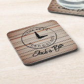 Persoonlijke naam grappig bier onderzetter (Linkerzijde)