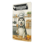 Persoonlijke naam grappige Siberische Husky hond c Mini Klembord (Angled2)