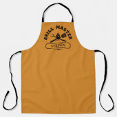 Persoonlijke naam Grill Master Naam Schort (Voorkant)