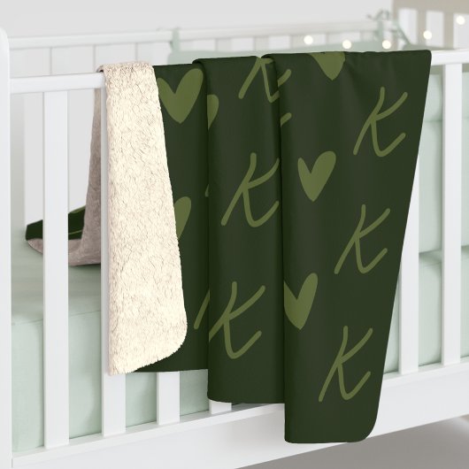 Persoonlijke naam groene deken voor bruidsmeisje c