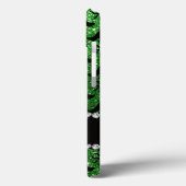 Persoonlijke naam groene glitterlaarzen Case-Mate iPhone case (Achterkant / Links)