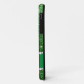 Persoonlijke naam groene goudzonnen Case-Mate iPhone case (Achterkant/links)