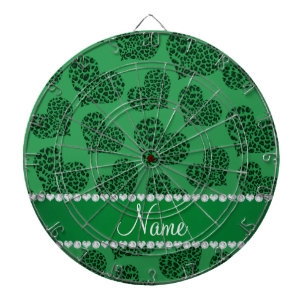 Persoonlijke naam groene luipaard dartbord