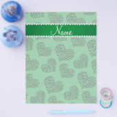 Persoonlijke naam groene luipaard flyer (Enkel)