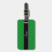 Persoonlijke naam Groene marokkaan Bagagelabel (Voorkant verticaal)