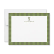 Persoonlijke naam groene strik