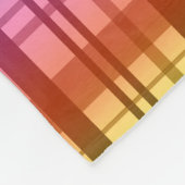 Persoonlijke naam groene trekker regenboogvlecht fleece deken (Hoek)