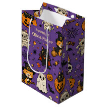 Persoonlijke naam Halloween cadeautas