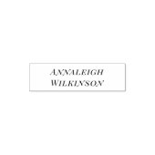 Persoonlijke Naam Handtekening Elegant Custom Zelfinktende Stempel (Design)