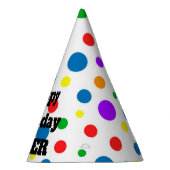 Persoonlijke naam Happy Birthday Party Pet Feesthoedjes (Rechts)