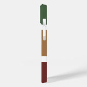 Persoonlijke naam herfst blokkleuren Case-Mate iPhone case (Achterkant / Links)