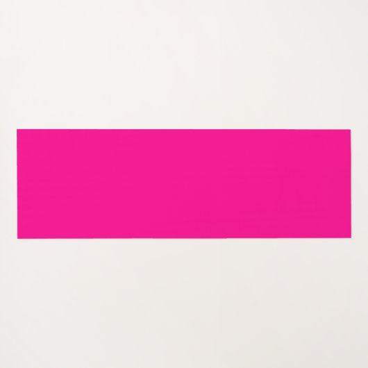 Persoonlijke naam Hot Pink Yogamat (Achterkant (horizontaal))
