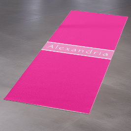Persoonlijke naam Hot Pink Yogamat